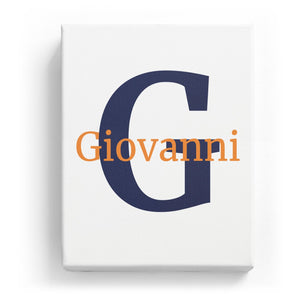 Giovanni Overlaid on G - Classic
