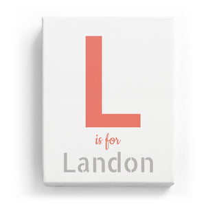 L is for Landon - Stylistic