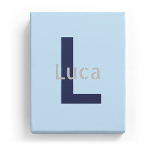 Luca Overlaid on L - Stylistic