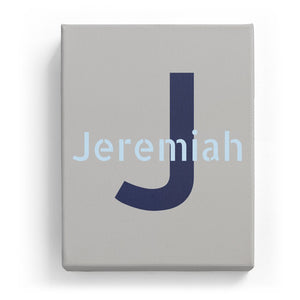 Jeremiah Overlaid on J - Stylistic