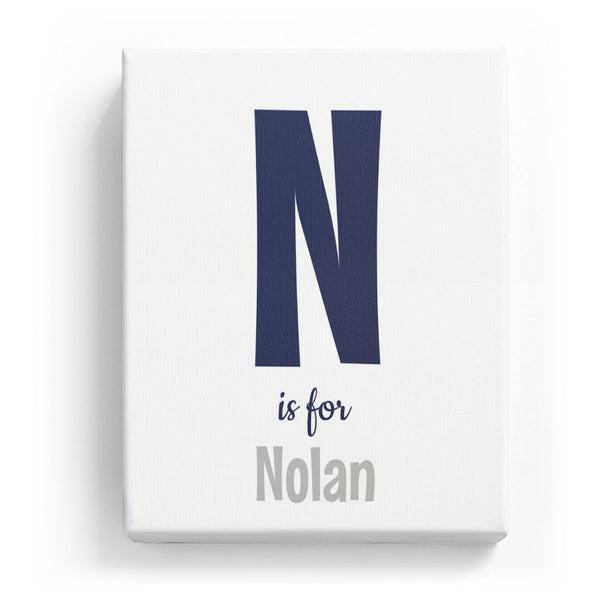 N is for Nolan - Cartoony