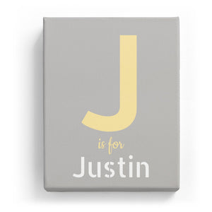 J is for Justin - Stylistic