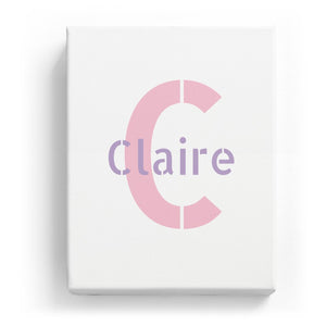 Claire Overlaid on C - Stylistic