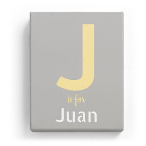 J is for Juan - Stylistic