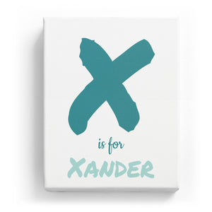 X is for Xander - Artistic