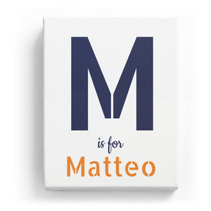 M is for Matteo - Stylistic