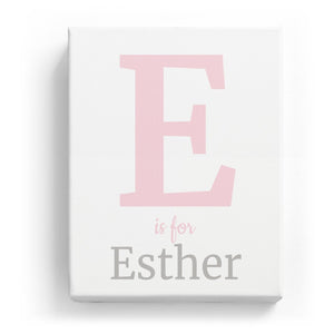 E is for Esther - Classic