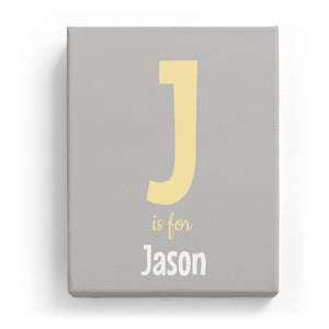 J is for Jason - Cartoony