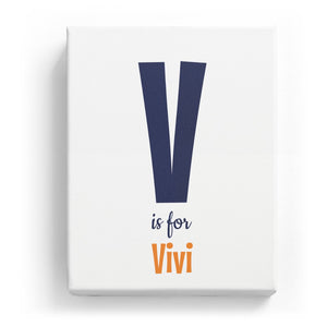 V is for Vivi - Cartoony