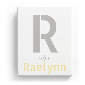 R is for Raelynn - Stylistic