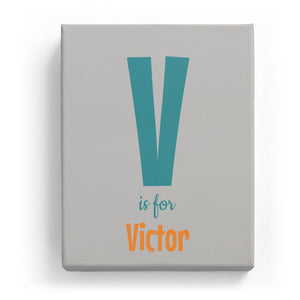 V is for Victor - Cartoony