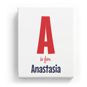 A is for Anastasia - Cartoony