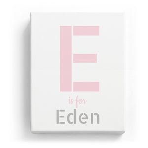 E is for Eden - Stylistic
