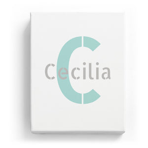 Cecilia Overlaid on C - Stylistic
