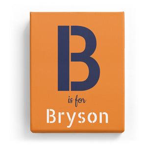 B is for Bryson - Stylistic