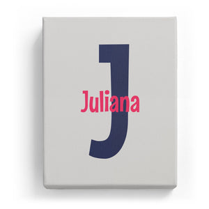 Juliana Overlaid on J - Cartoony