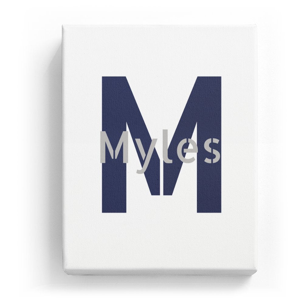 Myles's Personalized Canvas Art