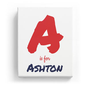 A is for Ashton - Artistic