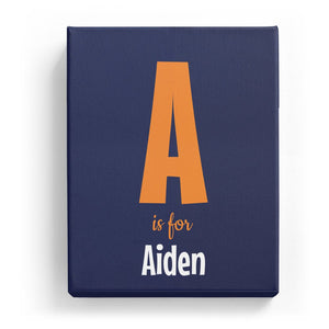 A is for Aiden - Cartoony