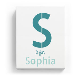 S is for Sophia - Stylistic