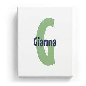 Gianna Overlaid on G - Cartoony