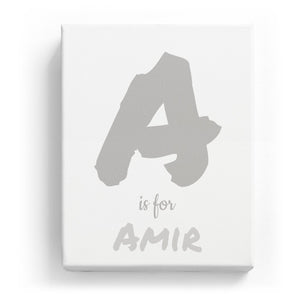 A is for Amir - Artistic
