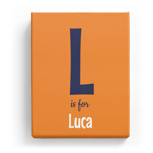 L is for Luca - Cartoony