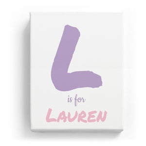 L is for Lauren - Artistic