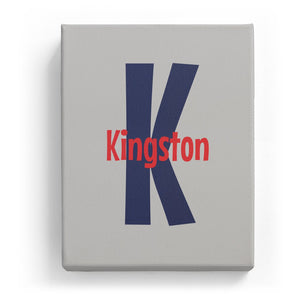 Kingston Overlaid on K - Cartoony