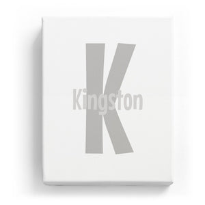 Kingston Overlaid on K - Cartoony