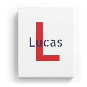 Lucas Overlaid on L - Stylistic