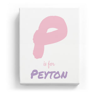 P is for Peyton - Artistic