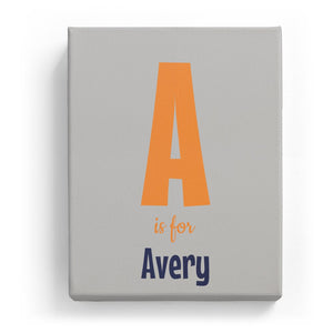 A is for Avery - Cartoony