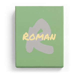 Roman Overlaid on R - Artistic