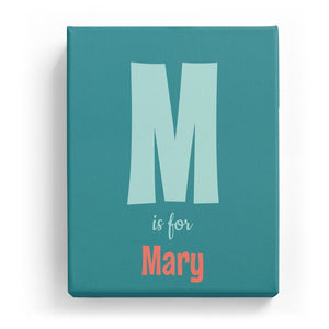 M is for Mary - Cartoony