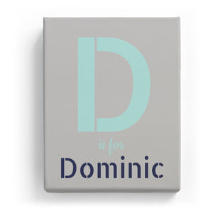 D is for Dominic - Stylistic
