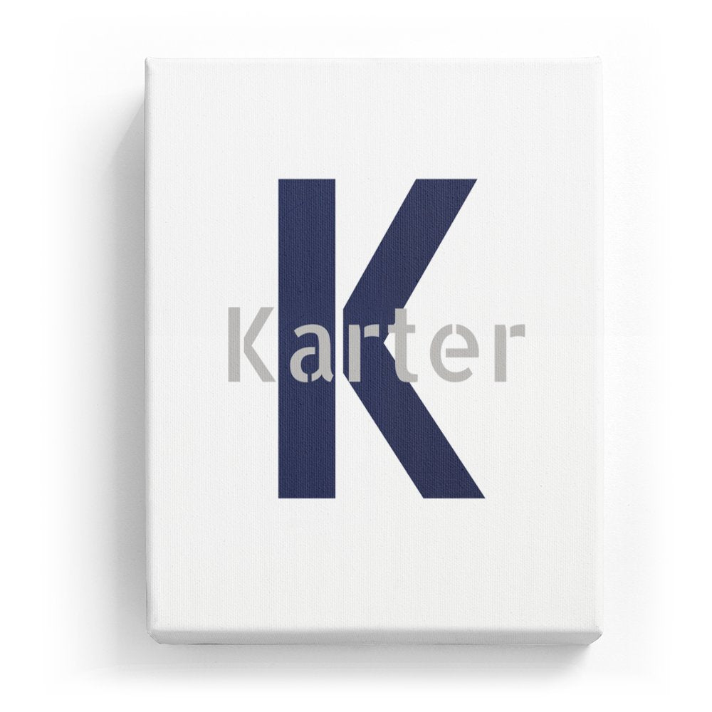 Karter's Personalized Canvas Art