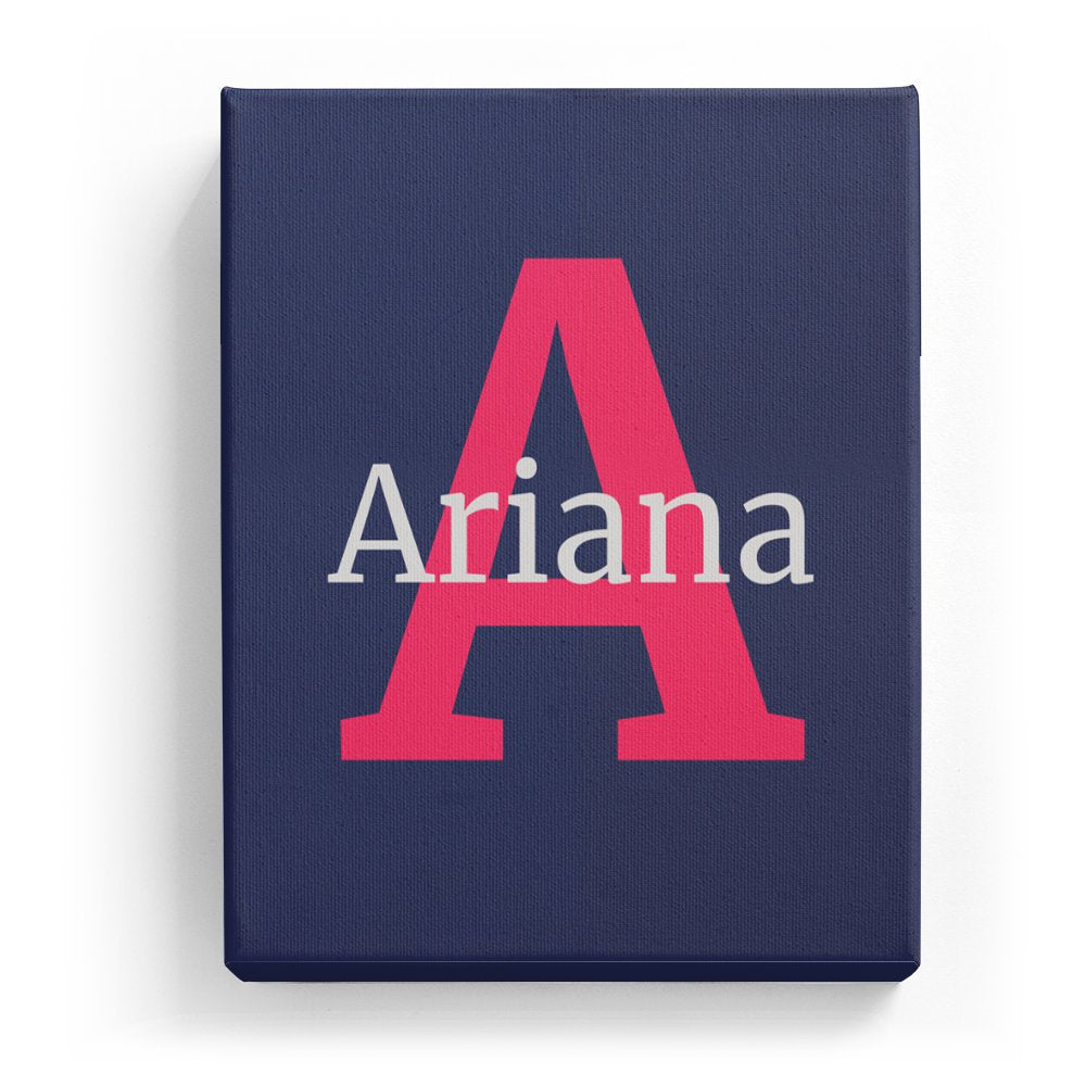 Ariana's Personalized Canvas Art