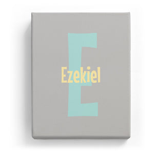 Ezekiel Overlaid on E - Cartoony