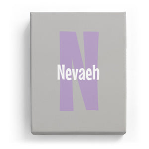 Nevaeh Overlaid on N - Cartoony