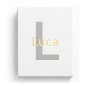 Luca Overlaid on L - Stylistic