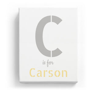 C is for Carson - Stylistic
