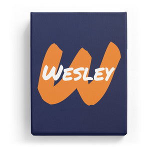 Wesley Overlaid on W - Artistic