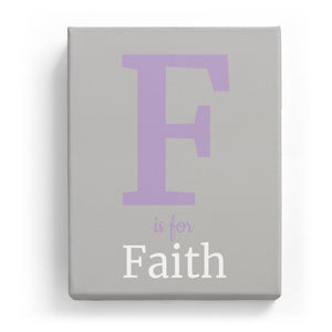 F is for Faith - Classic