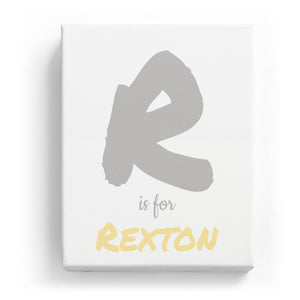 R is for Rexton - Artistic