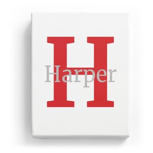 Harper Overlaid on H - Classic