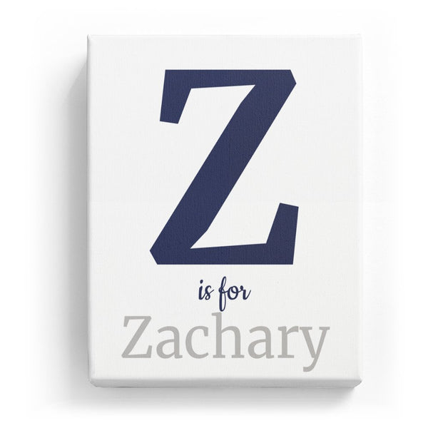 Z is for Zachary - Classic