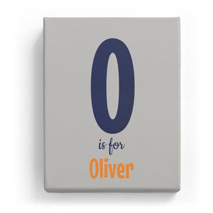 O is for Oliver - Cartoony