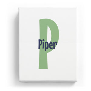 Piper Overlaid on P - Cartoony