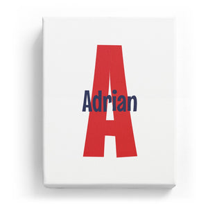 Adrian Overlaid on A - Cartoony